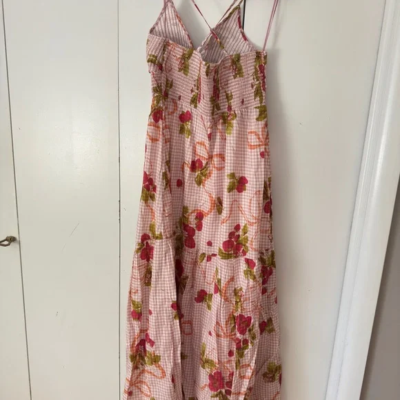 Urban Outfitters Pink and Green Floral Dress - Picture 2 of 8